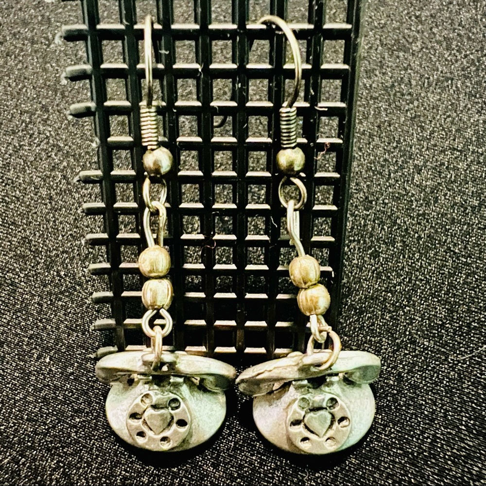 Phone Earrings Retro TELEPHONE EARRINGS RETRO Earrings Dangle Vintage